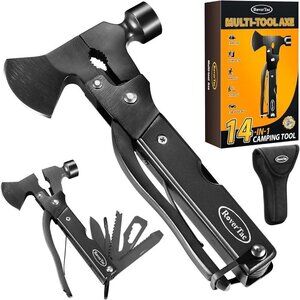Axe Hatchet Camping Multitool Gear Tool Knife Hammer Pliers Saw Screwdri…